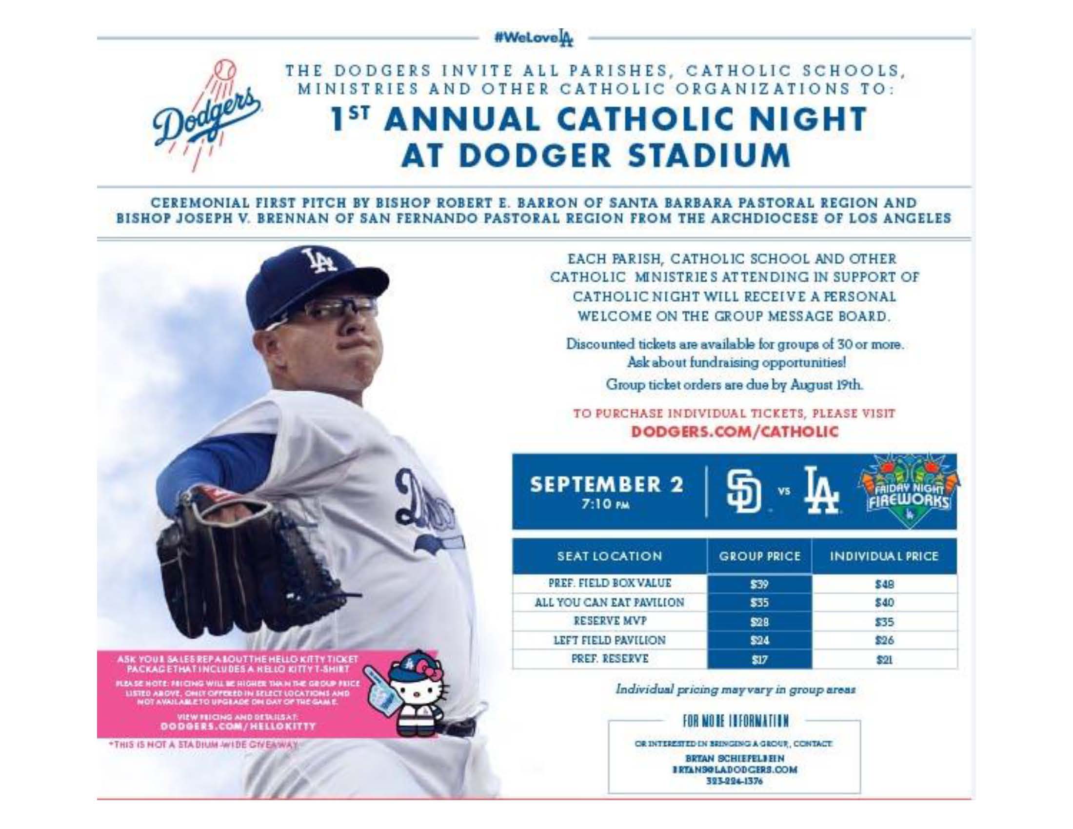 Ticket Template Dodgers Baseball 